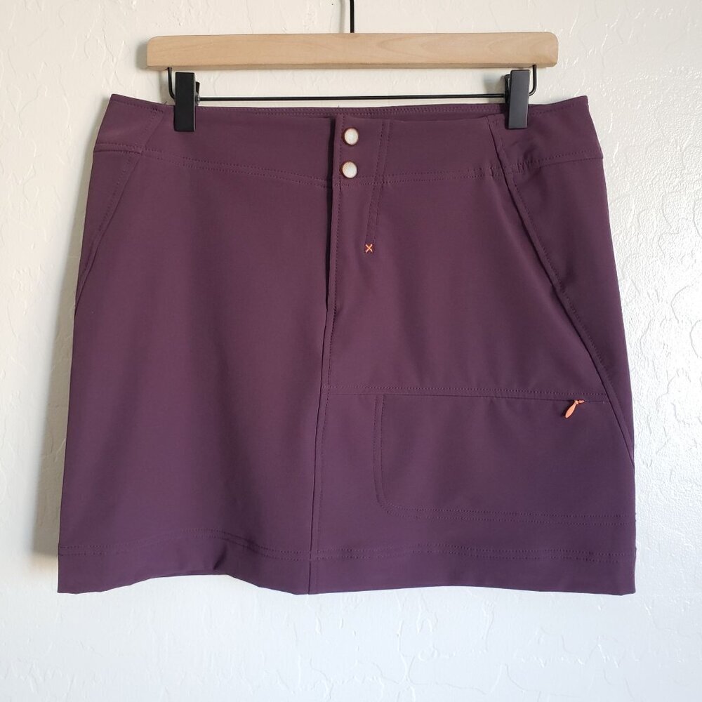 Title Nine Athletic Golf Skirt Plum Purple Sz Women's 8 Pickleball Tennis Sporty